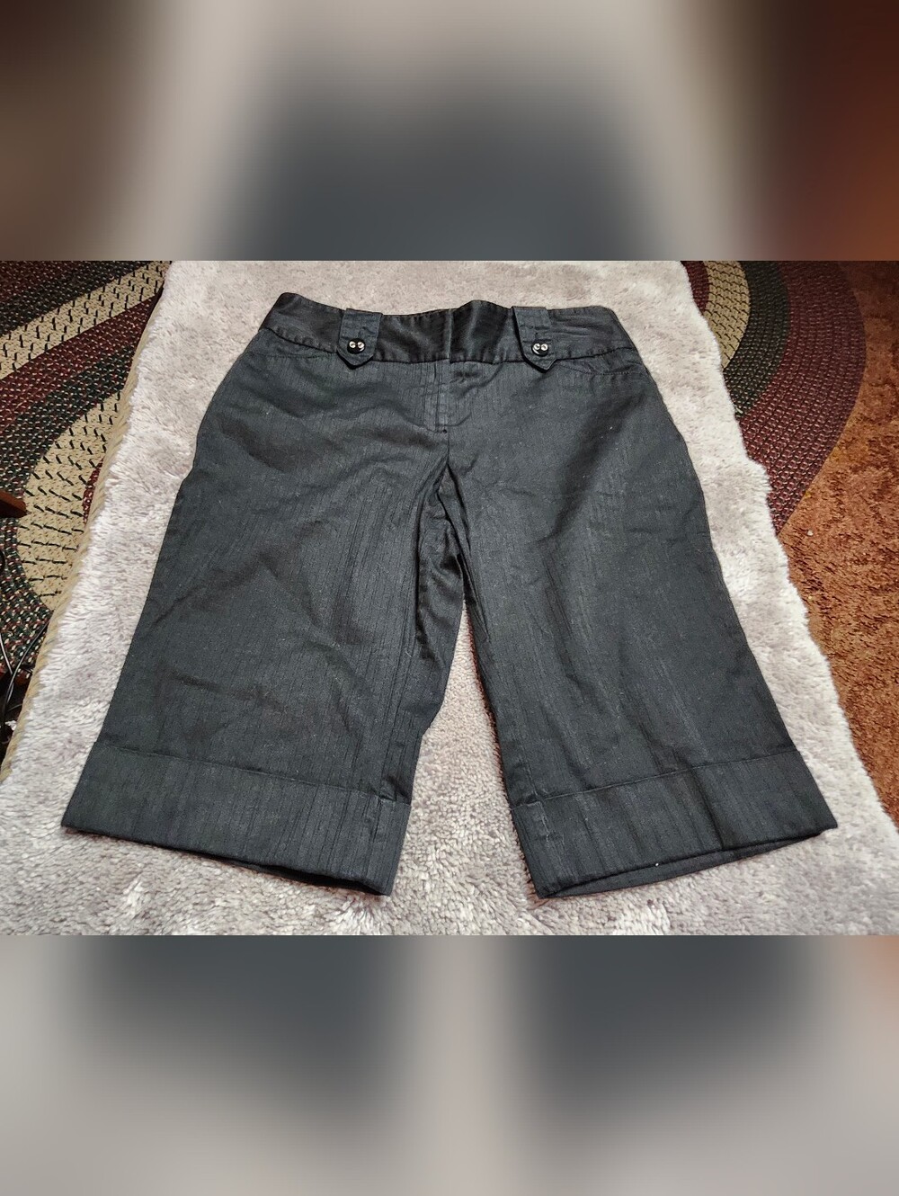Tracy Evans Limited Black Cropped Dress Pants / Capris